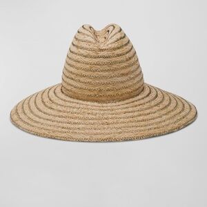 Gigi Burris Requiem ZZ straw fedora wide brim hat